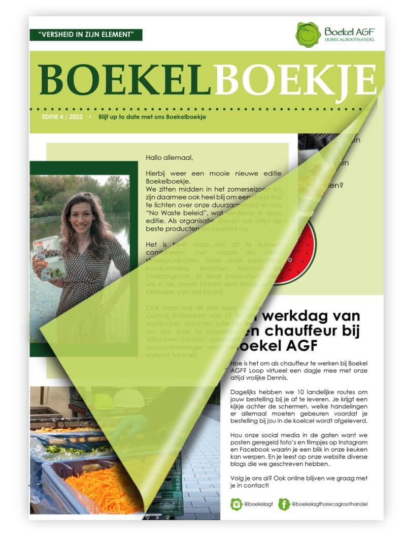 Boekelboekje editie 4 - Boekel AGF Horecagroothandel
