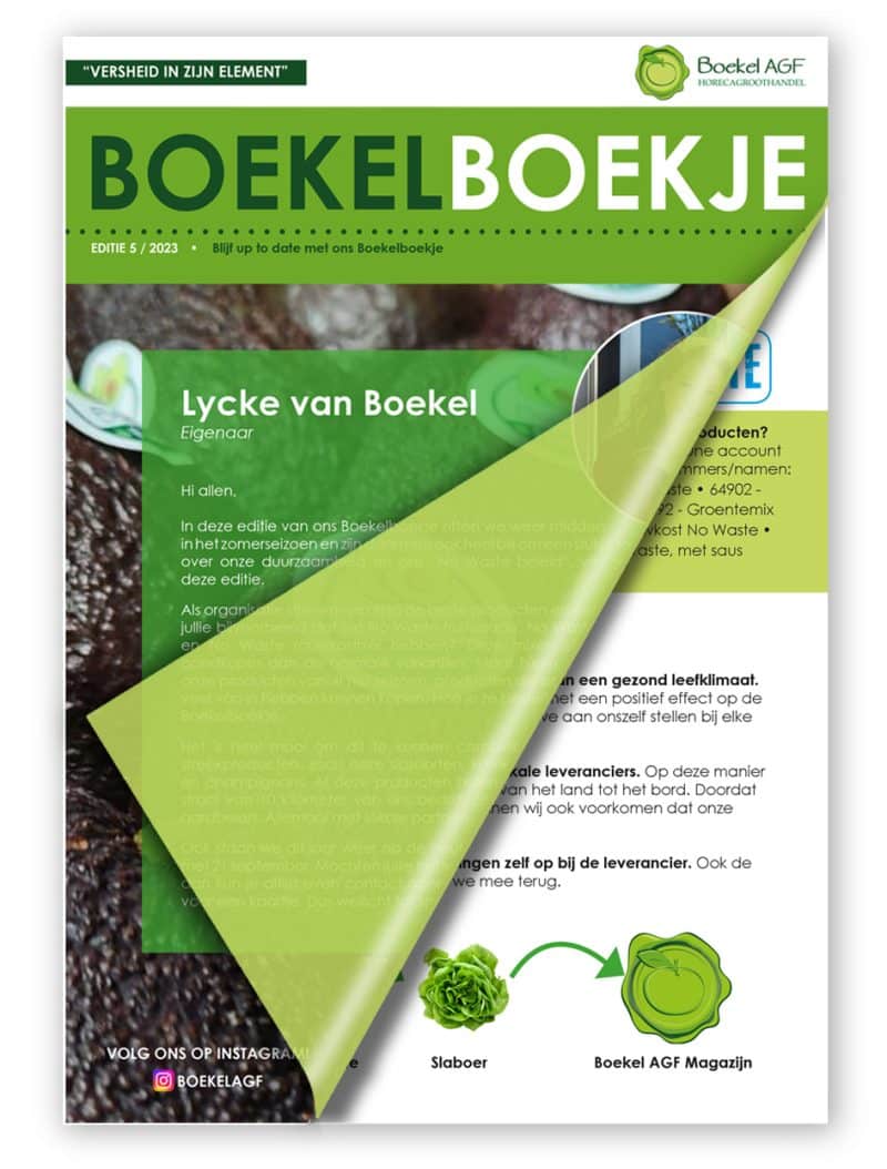 Boekelboekje editie 5 - Boekel AGF Horecagroothandel